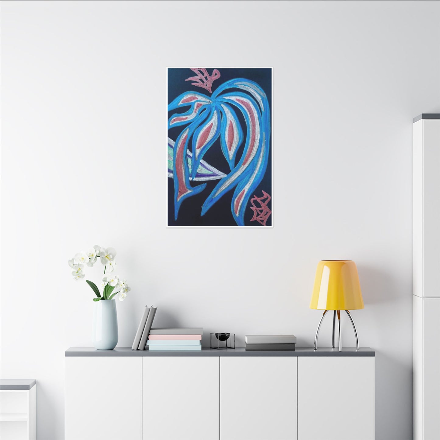Silver Crest Vision — Canvas Wall Art — Stretched 0.75"