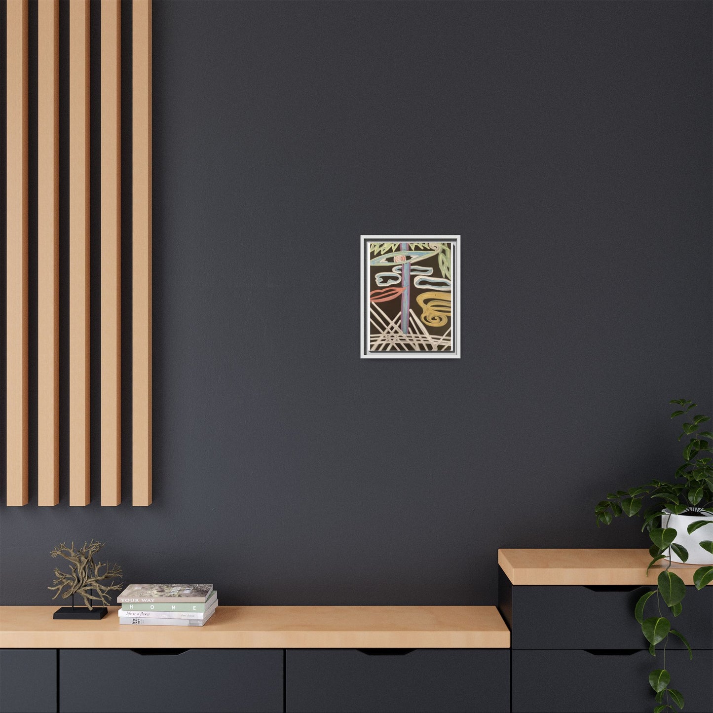 Clearest View - Framed Matte Canvas Art