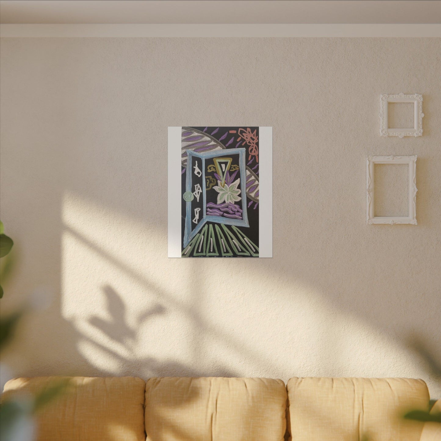 Face of an Age — Matte Canvas Art — Modern Stretched Wall Decor