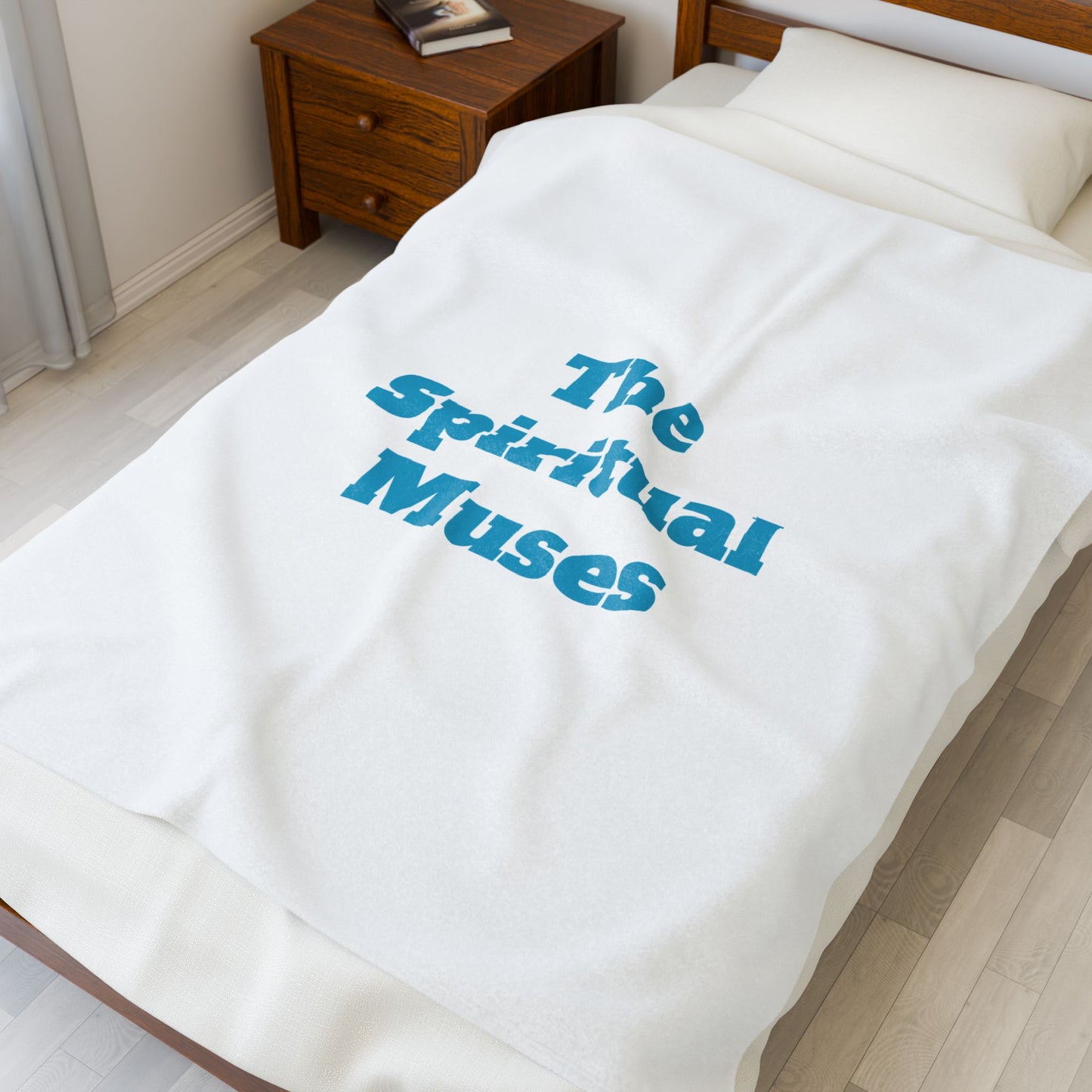 The Spiritual Muses Velveteen Plush Blanket
