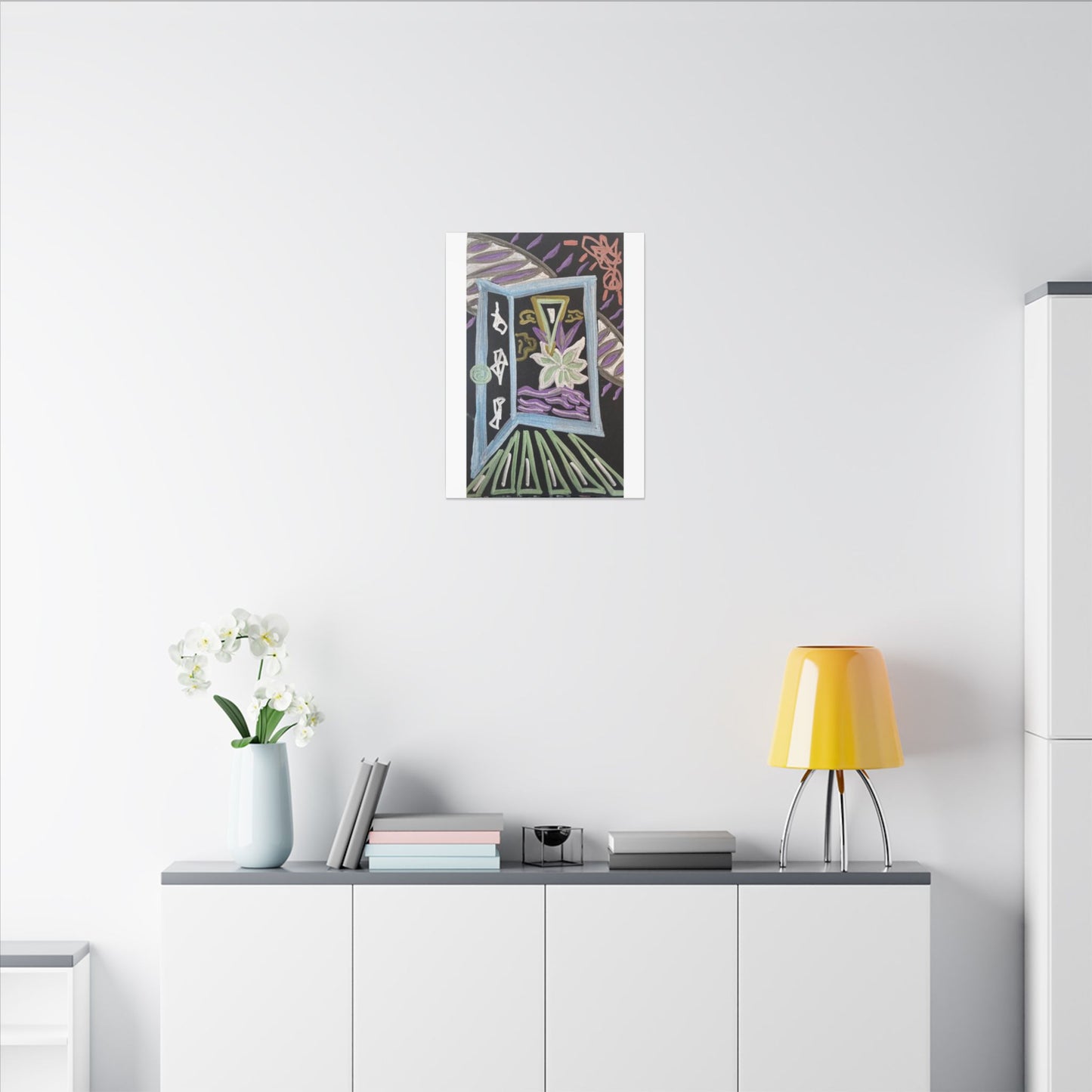 Face of an Age — Matte Canvas Art — Modern Stretched Wall Decor