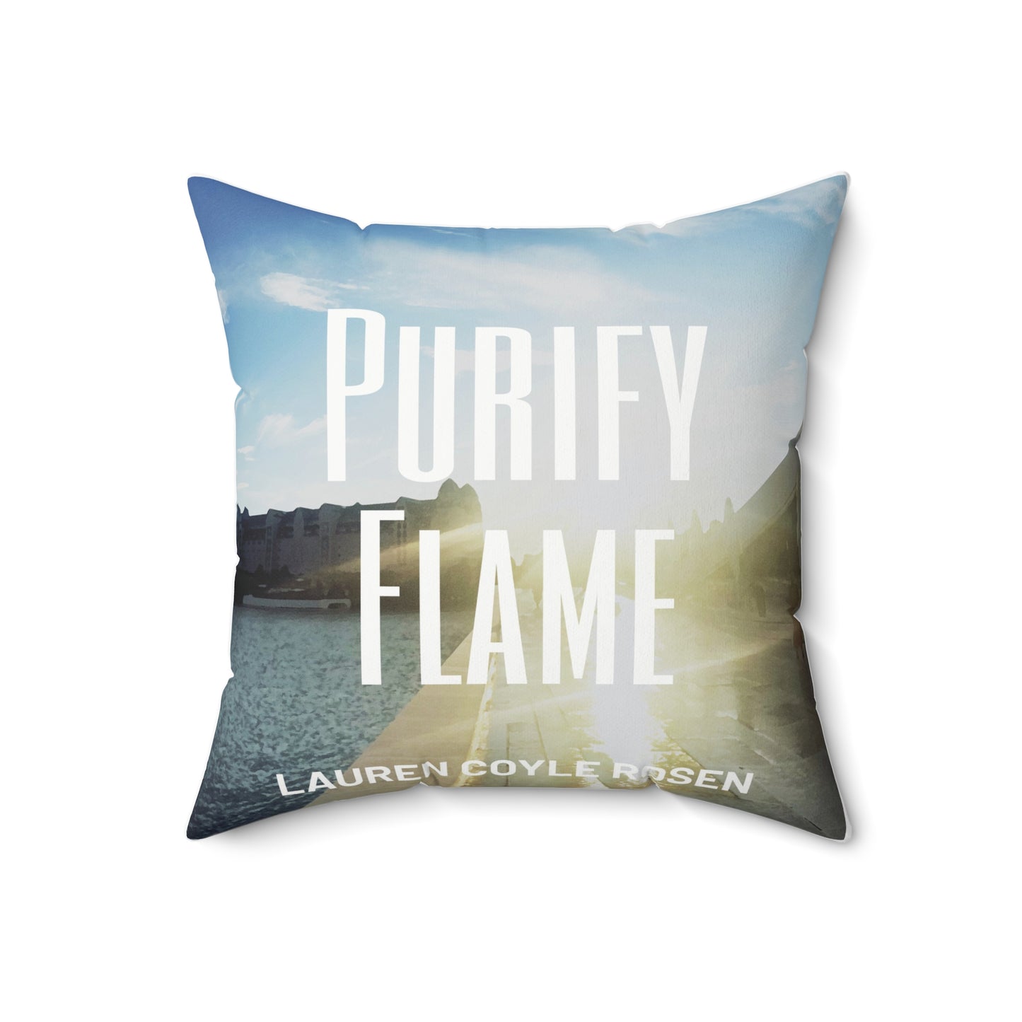 Purify Flame Square Pillow