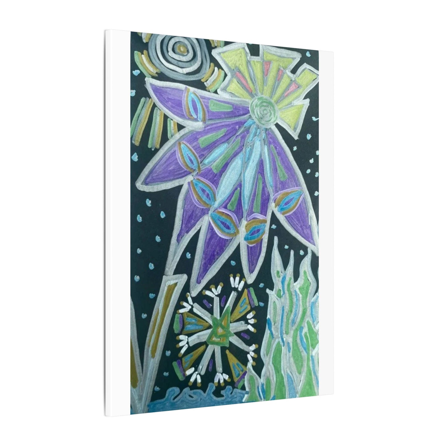 Parallel Visions — Matte Canvas Art — Modern Stretched Wall Decor