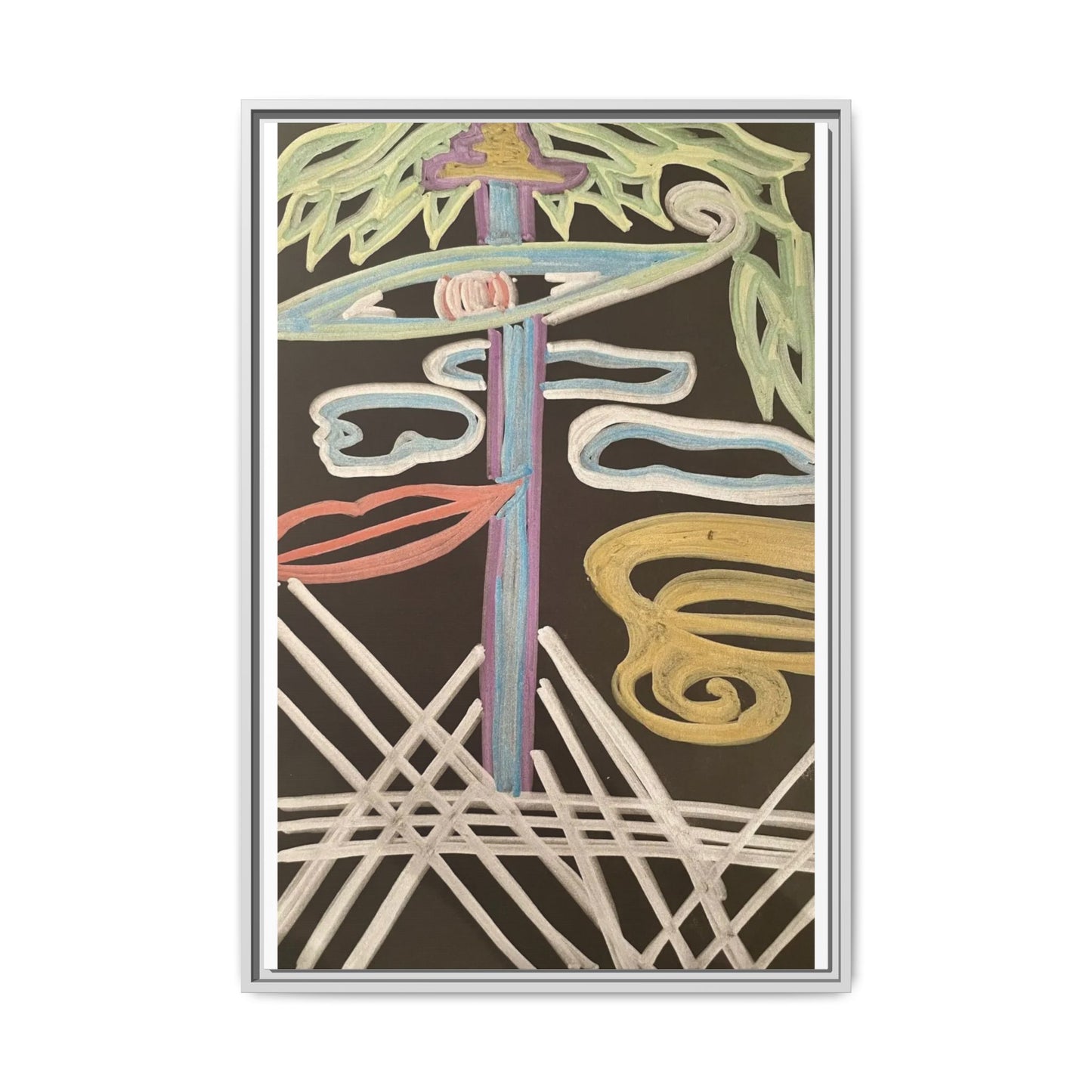 Clearest View - Framed Matte Canvas Art