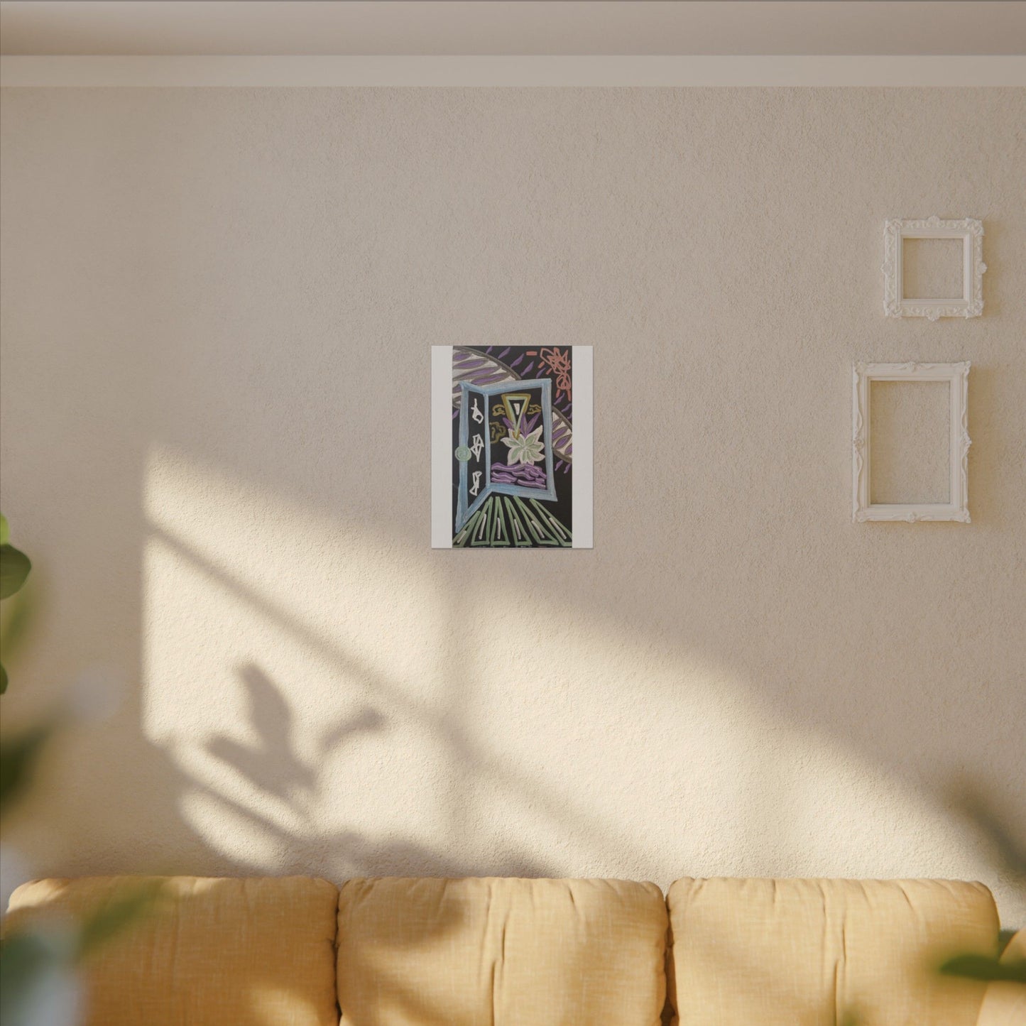 Face of an Age — Matte Canvas Art — Modern Stretched Wall Decor