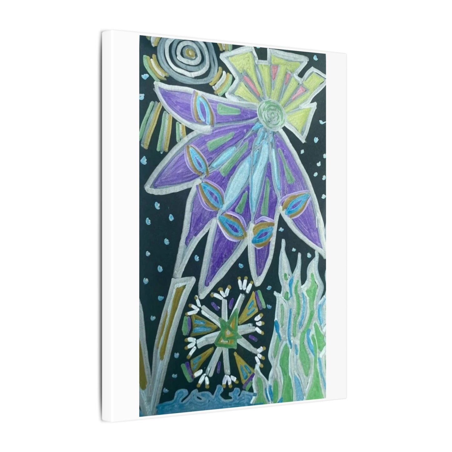 Parallel Visions — Matte Canvas Art — Modern Stretched Wall Decor