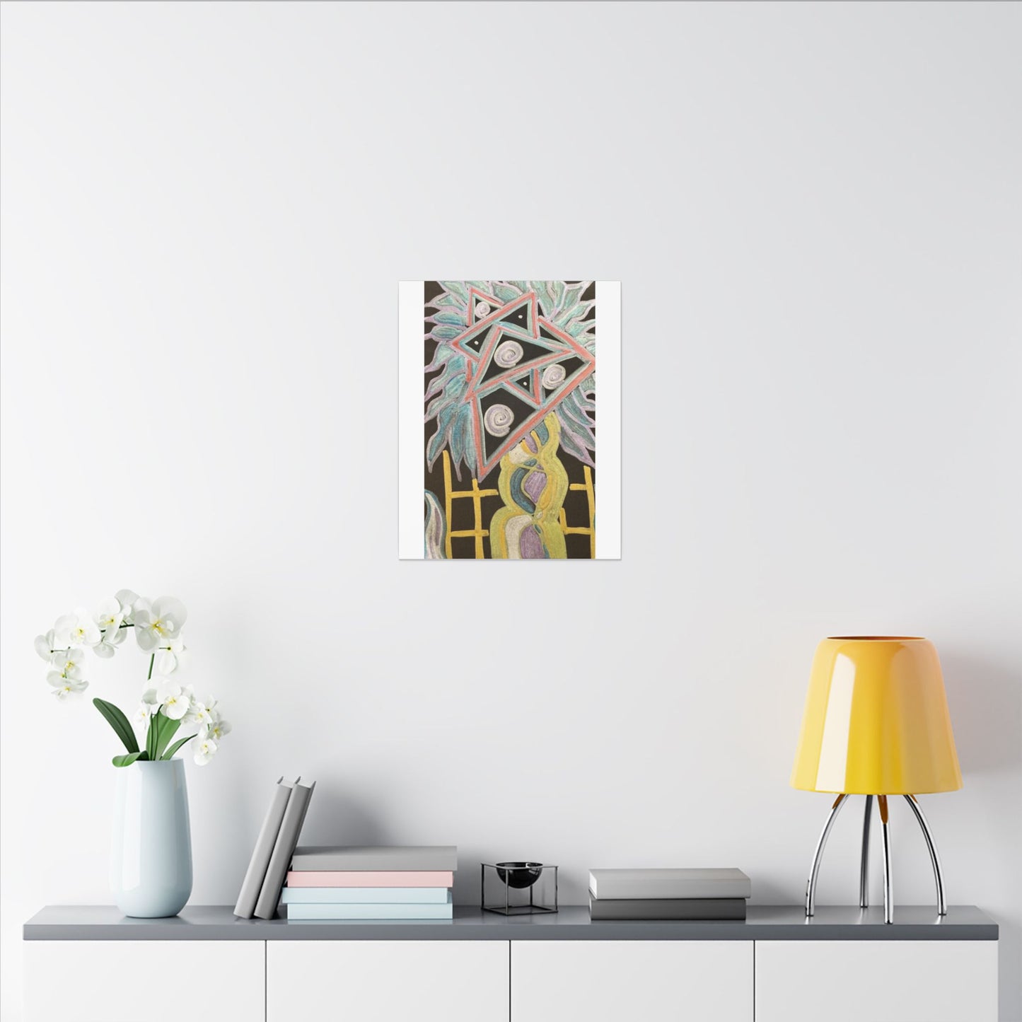 Solid Sun — Matte Canvas Art — Modern Stretched Wall Decor