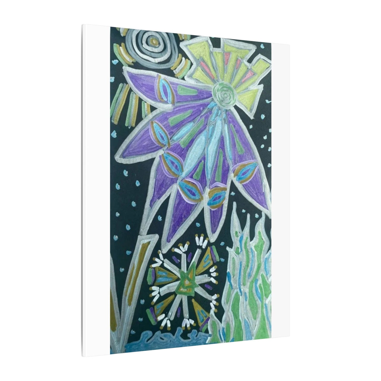 Parallel Visions — Matte Canvas Art — Modern Stretched Wall Decor
