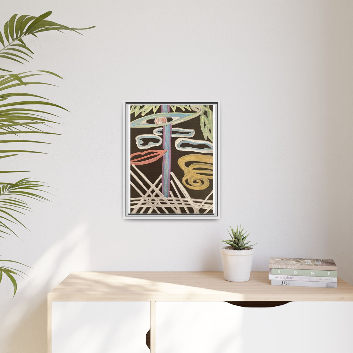 Clearest View - Framed Matte Canvas Art
