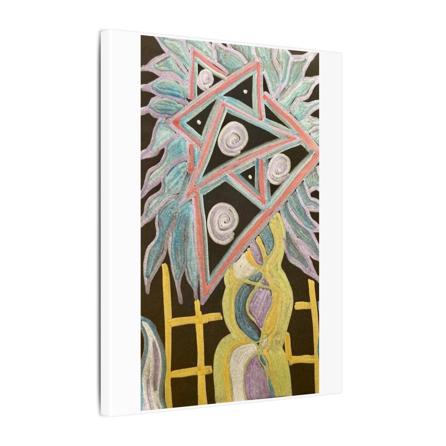 Solid Sun — Matte Canvas Art — Modern Stretched Wall Decor