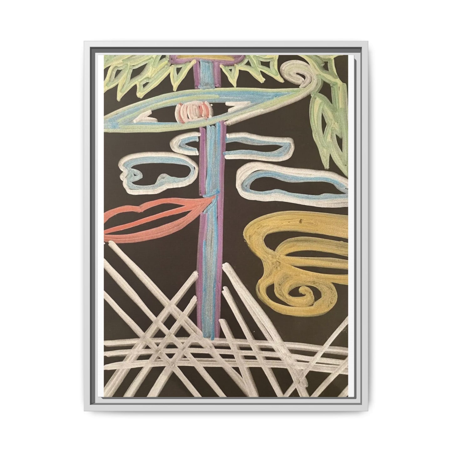Clearest View - Framed Matte Canvas Art