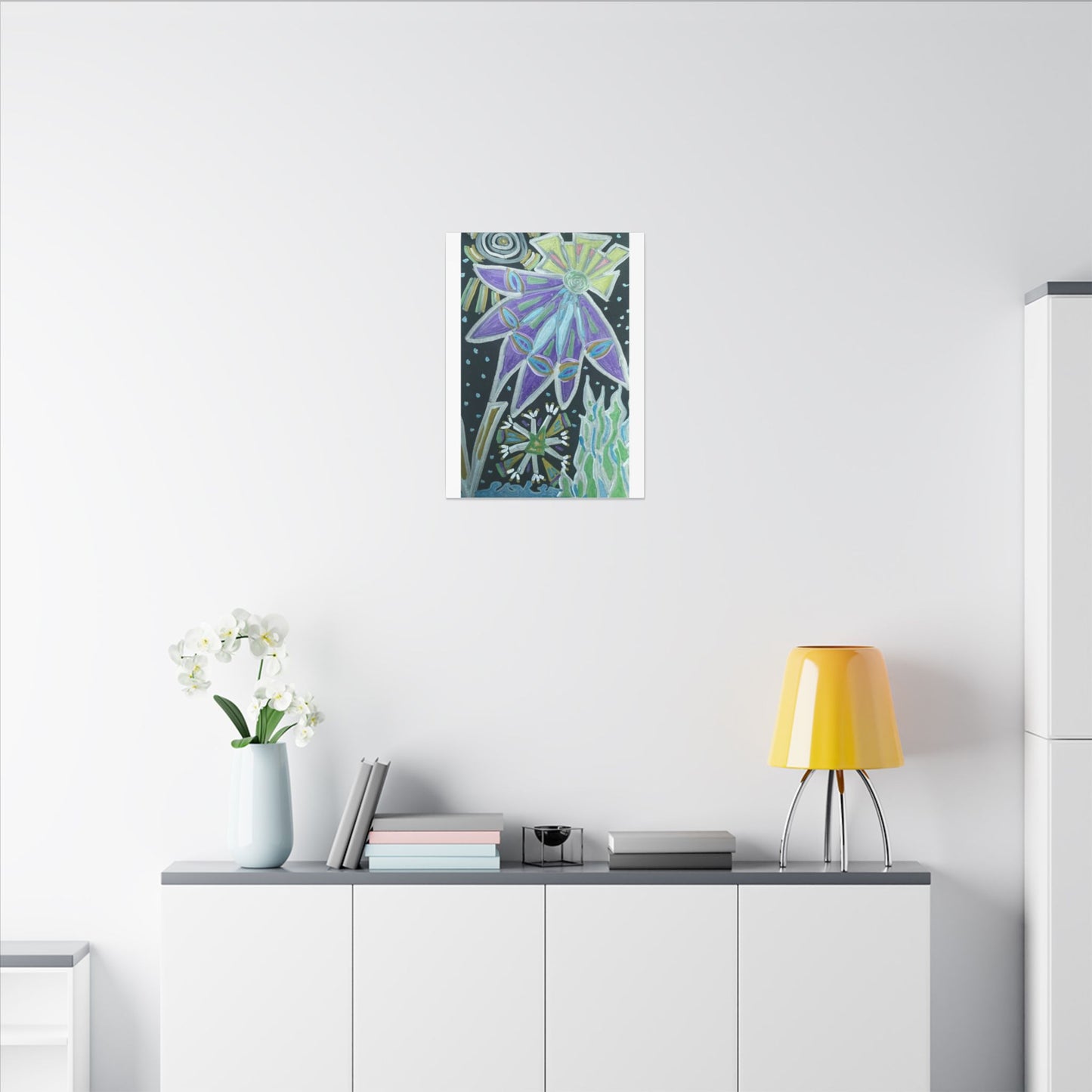 Parallel Visions — Matte Canvas Art — Modern Stretched Wall Decor