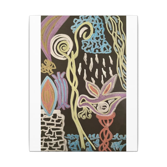 Regeneration Angels — Matte Canvas Art — Modern Stretched Wall Decor