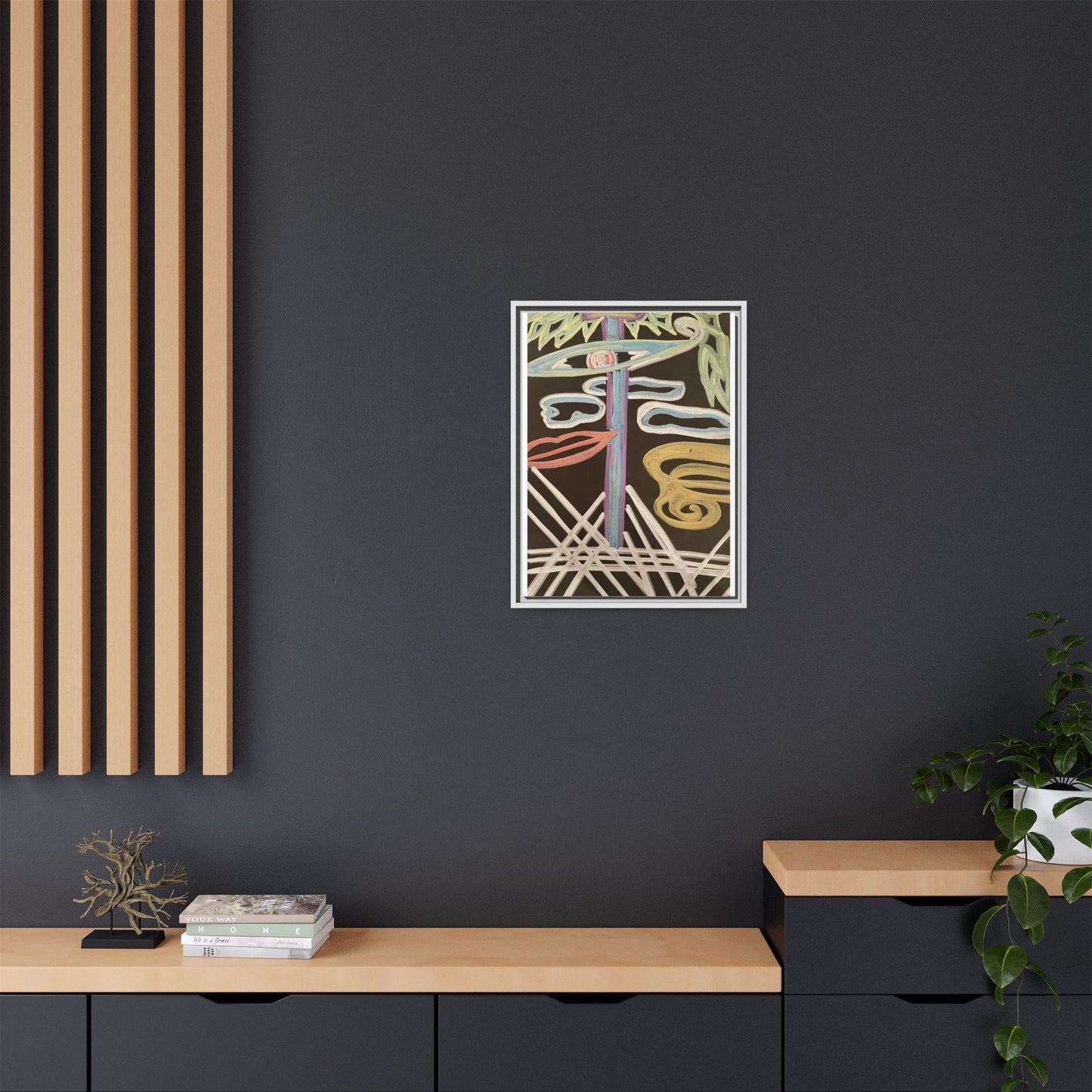 Clearest View - Framed Matte Canvas Art