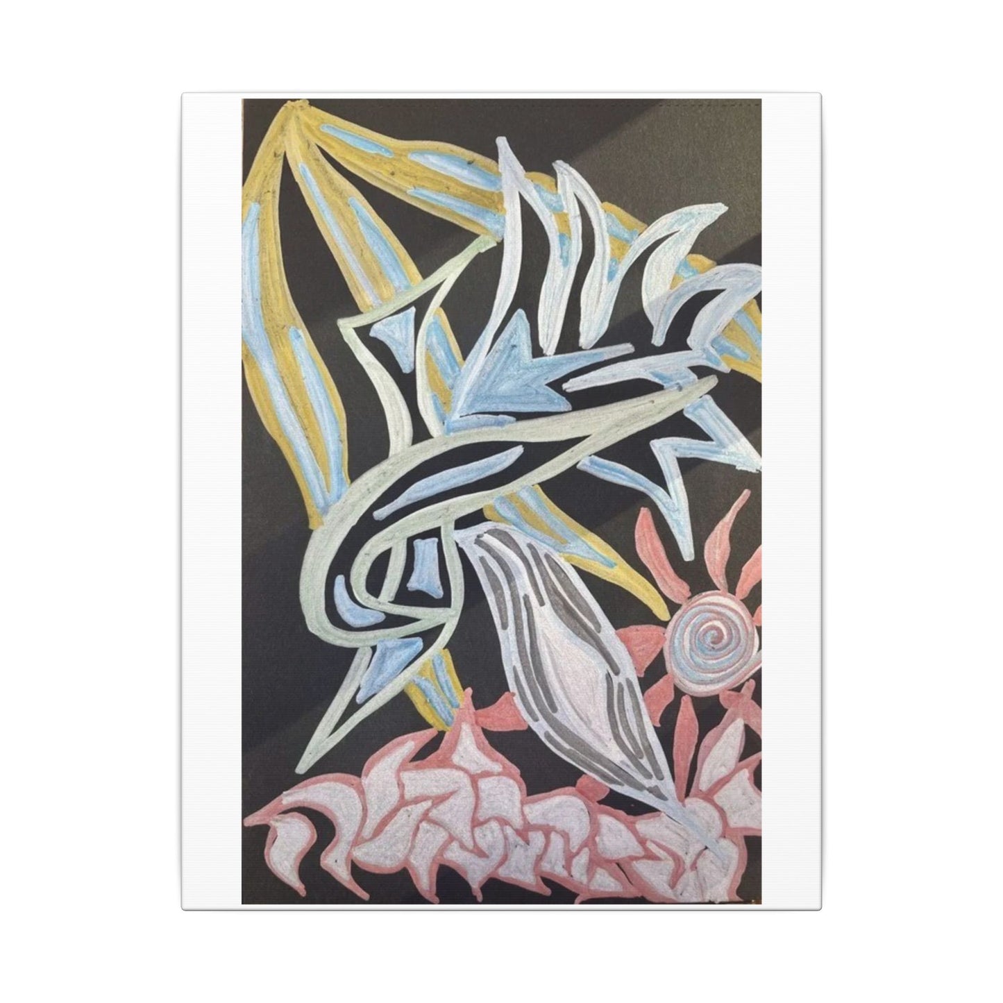 Lacerating Light — Matte Canvas Art — Modern Stretched Wall Decor