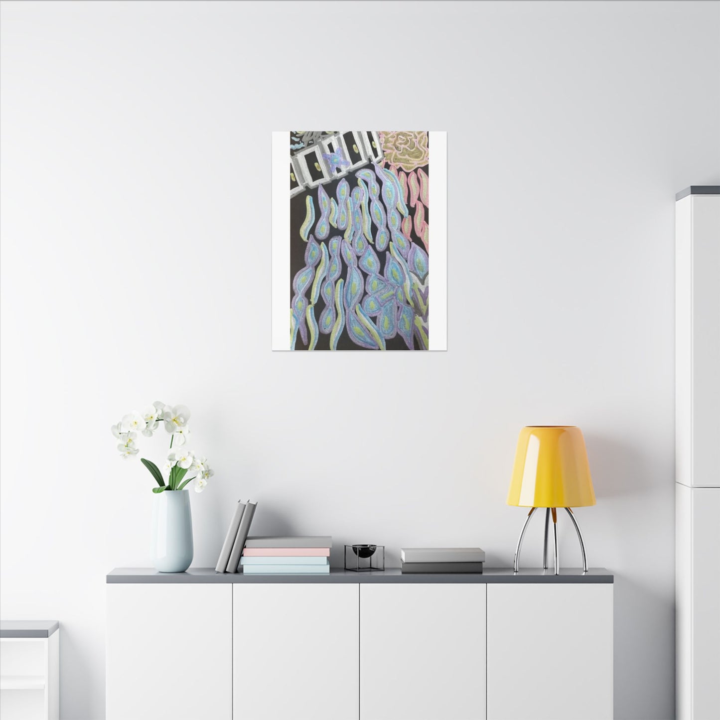 Past a Door in Time — Matte Canvas Art — Modern Stretched Wall Decor