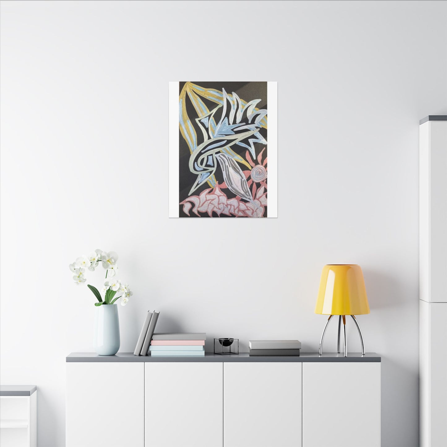 Lacerating Light — Matte Canvas Art — Modern Stretched Wall Decor