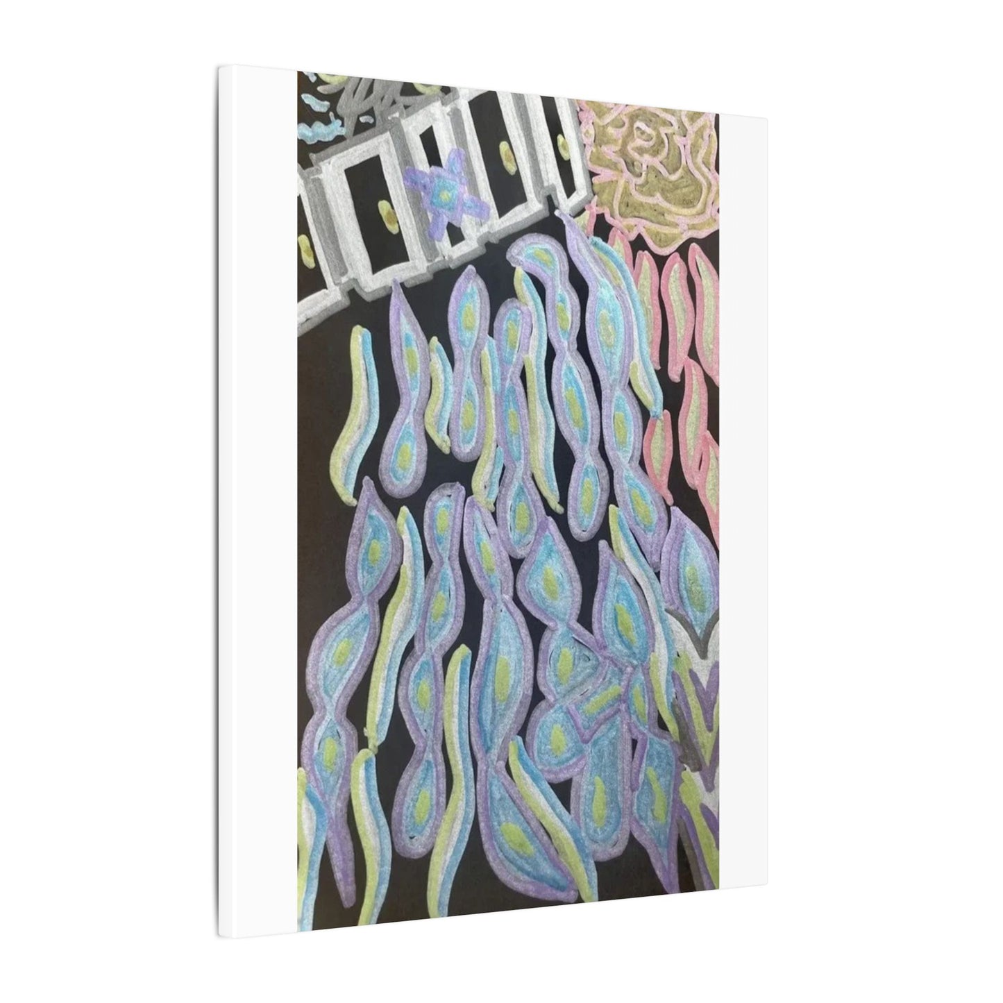 Past a Door in Time — Matte Canvas Art — Modern Stretched Wall Decor
