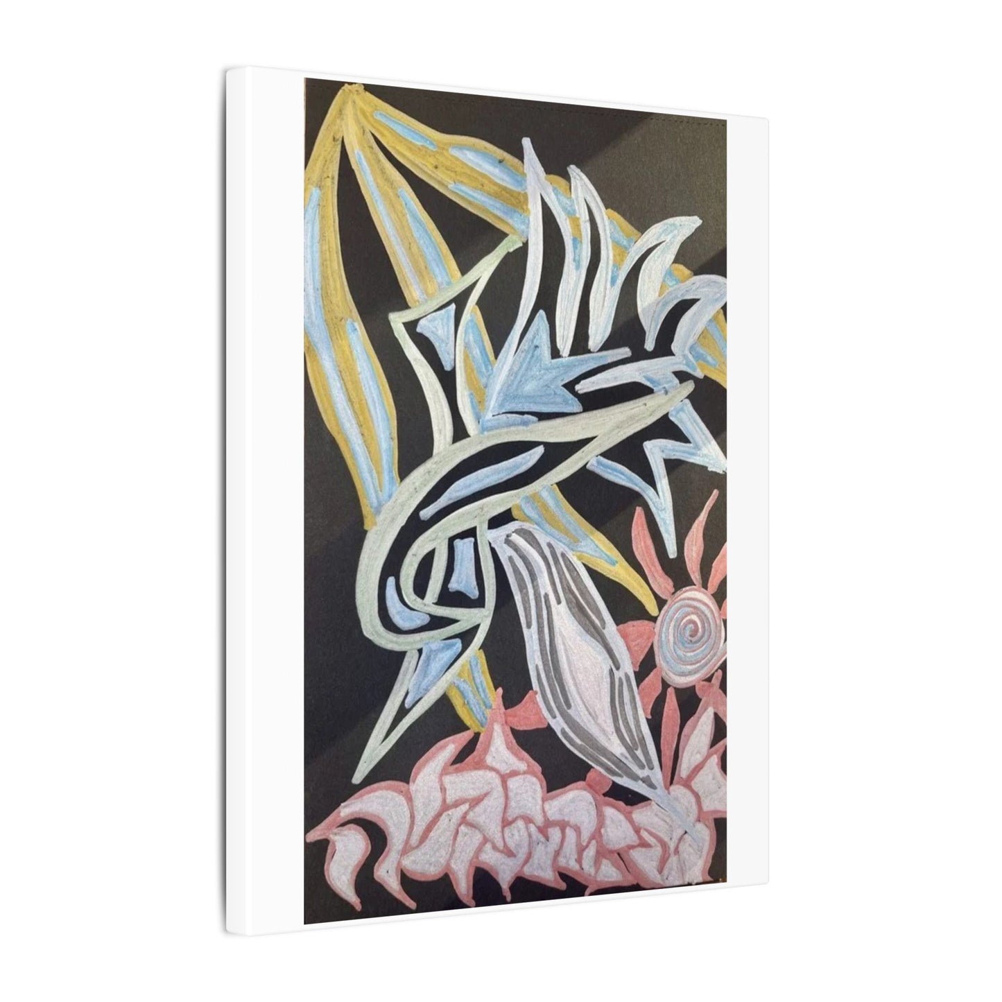 Lacerating Light — Matte Canvas Art — Modern Stretched Wall Decor