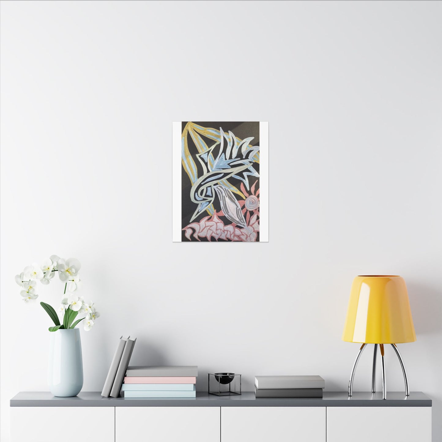 Lacerating Light — Matte Canvas Art — Modern Stretched Wall Decor