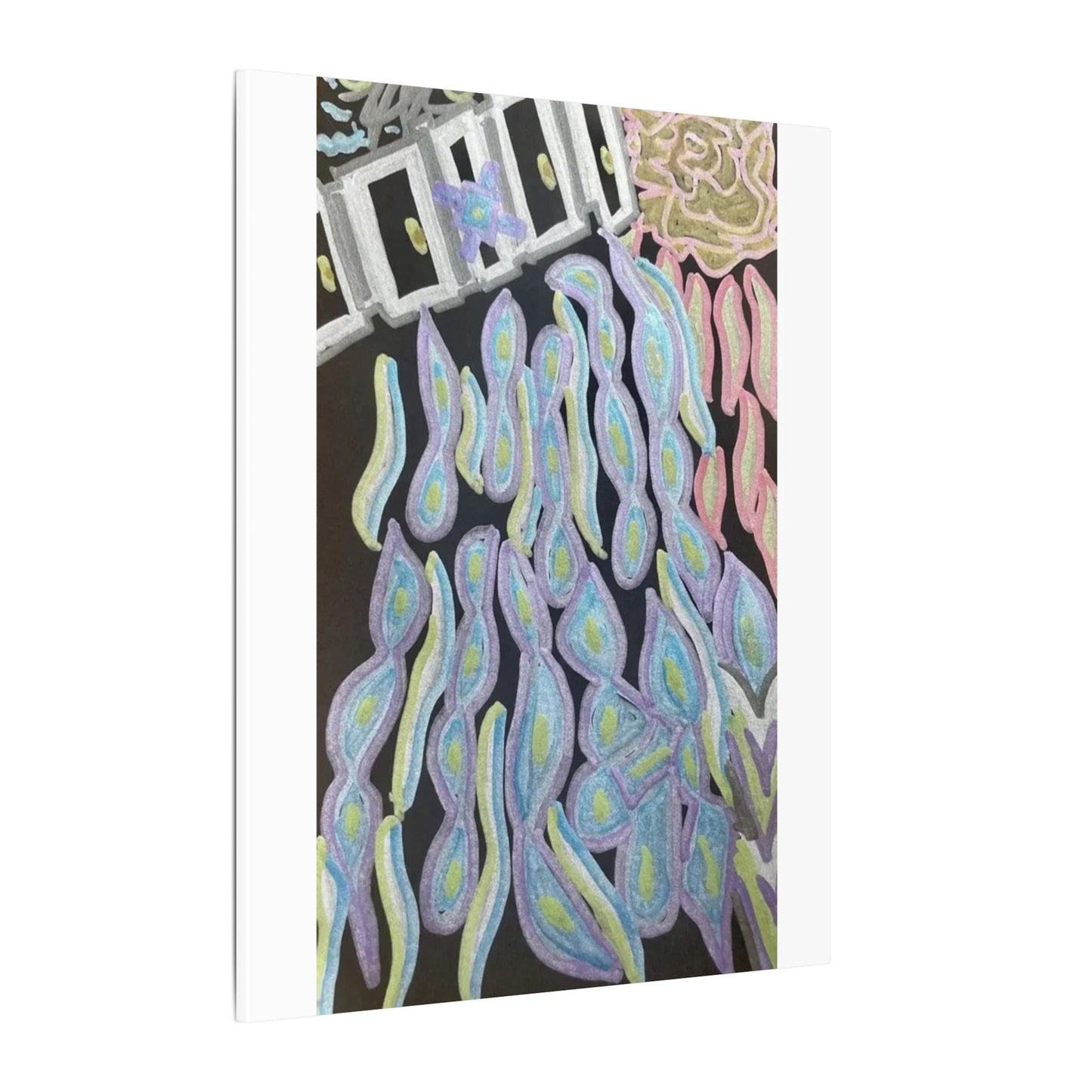 Past a Door in Time — Matte Canvas Art — Modern Stretched Wall Decor