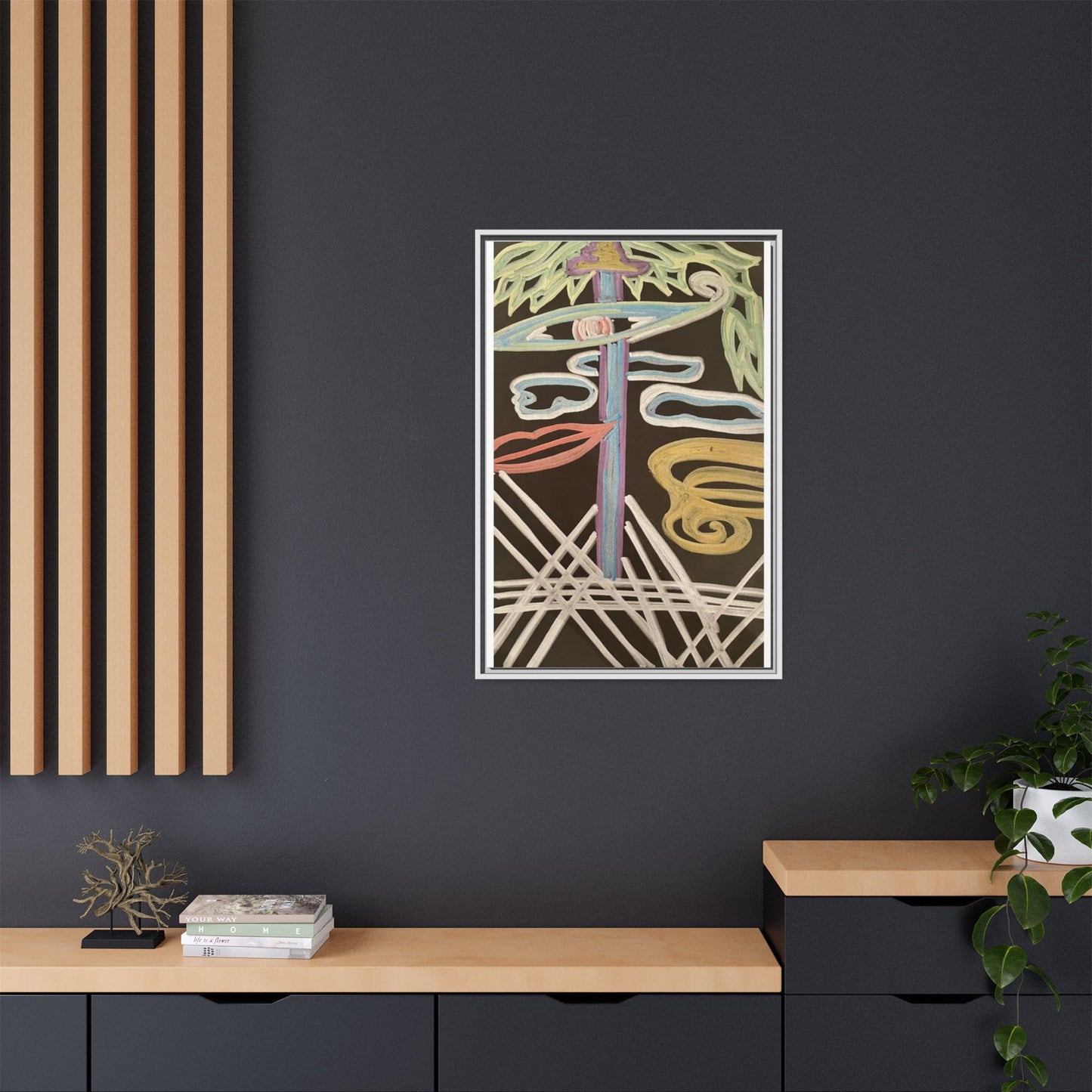 Clearest View - Framed Matte Canvas Art