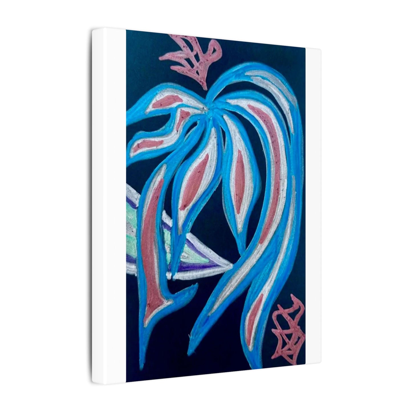 Silver Crest Vision — Canvas Wall Art — Stretched 0.75"