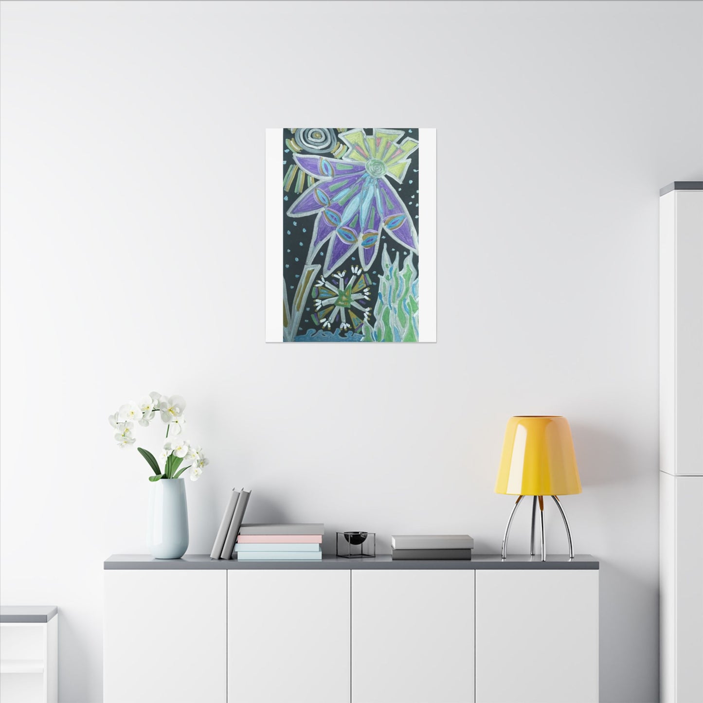 Parallel Visions — Matte Canvas Art — Modern Stretched Wall Decor