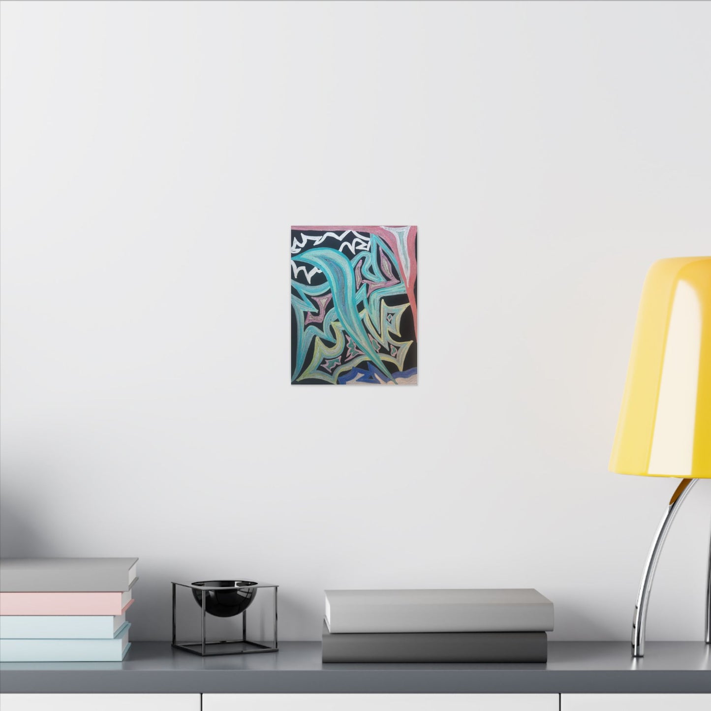 Blinding Angel Fire — Matte Canvas Art — Modern Stretched Wall Decor