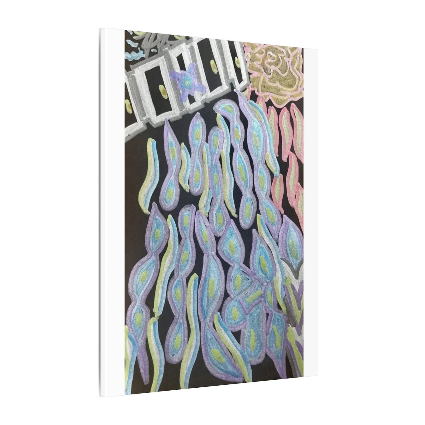 Past a Door in Time — Matte Canvas Art — Modern Stretched Wall Decor