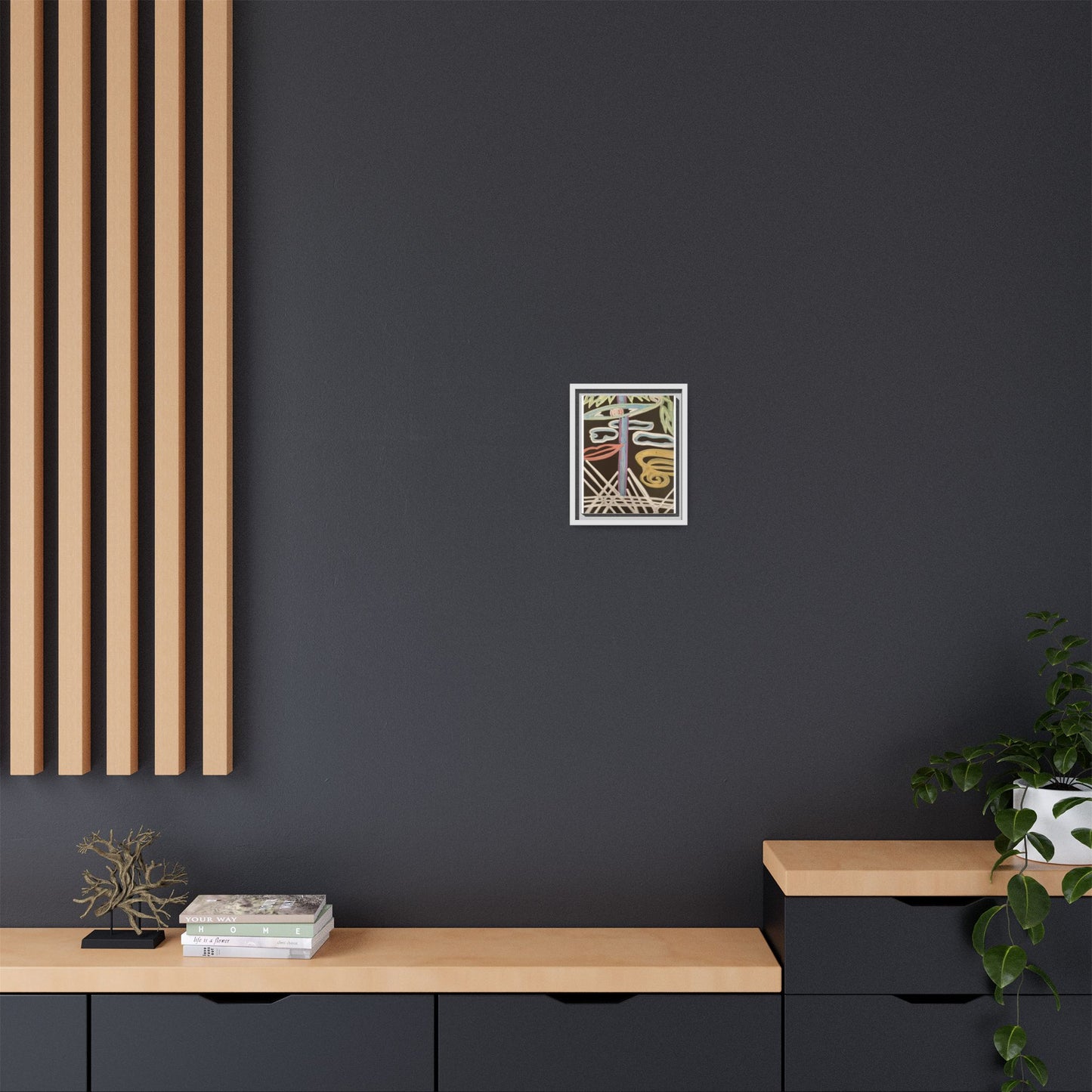 Clearest View - Framed Matte Canvas Art