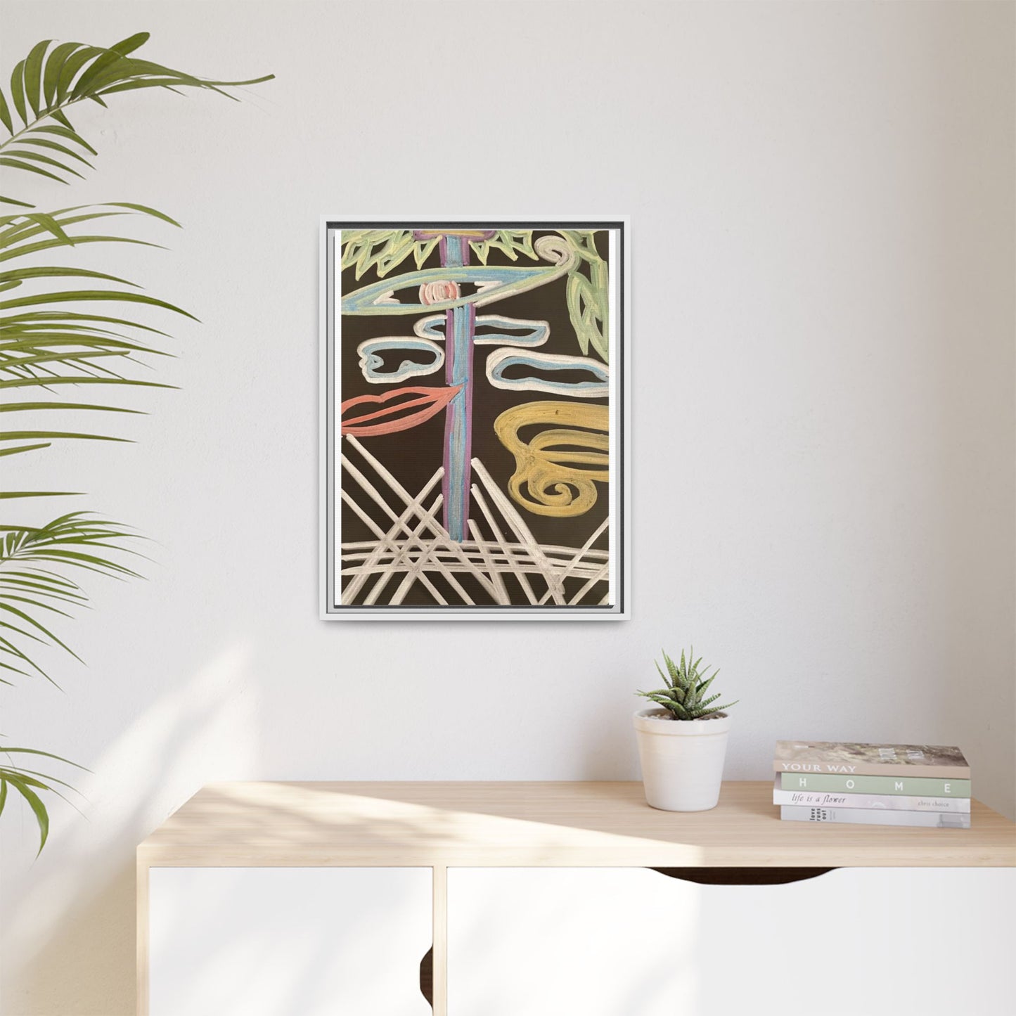 Clearest View - Framed Matte Canvas Art