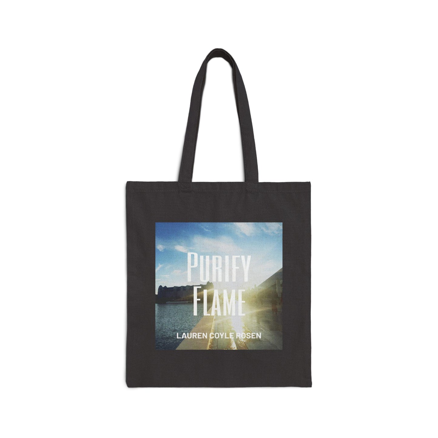 Copy of Inspirational Cotton Canvas Tote Bag - "Purify Flame" Design