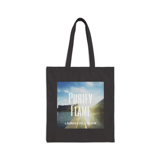 Copy of Inspirational Cotton Canvas Tote Bag - "Purify Flame" Design