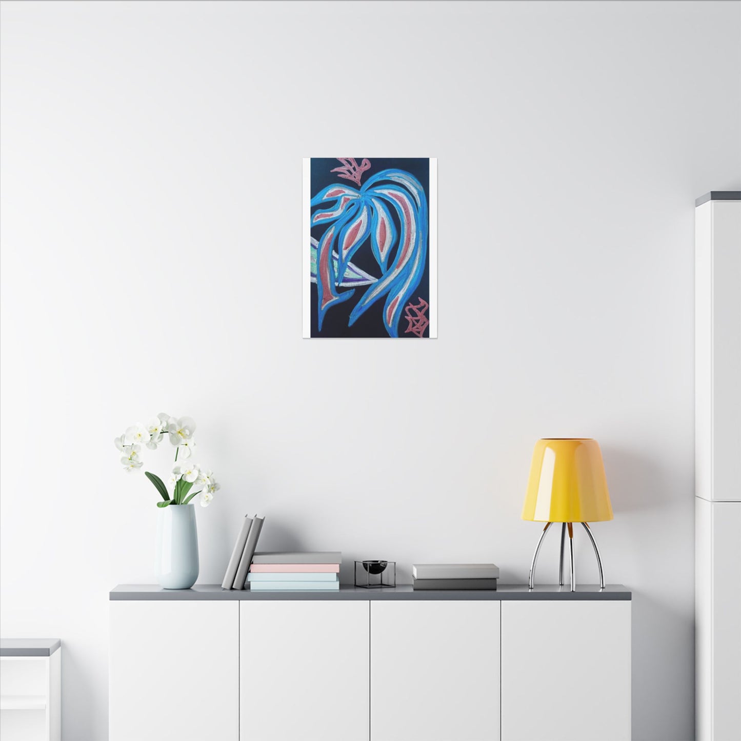 Silver Crest Vision — Canvas Wall Art — Stretched 0.75"