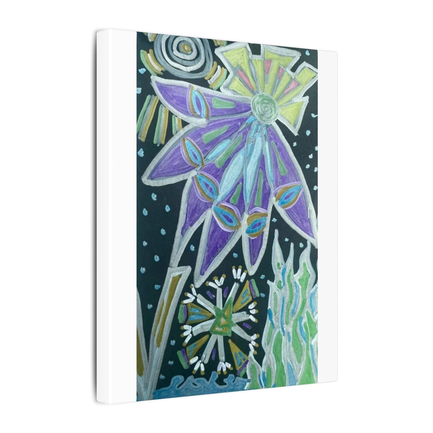 Parallel Visions — Matte Canvas Art — Modern Stretched Wall Decor