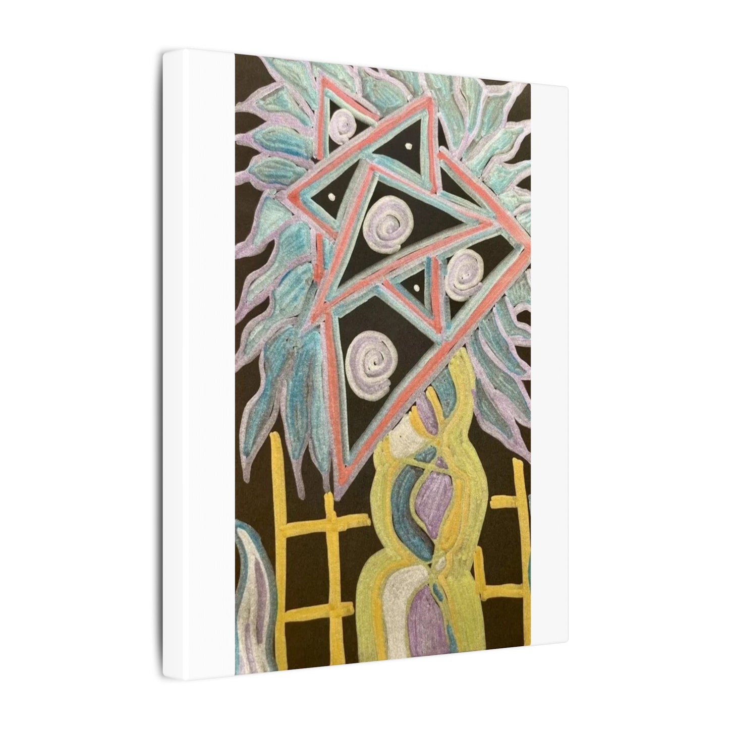 Solid Sun — Matte Canvas Art — Modern Stretched Wall Decor