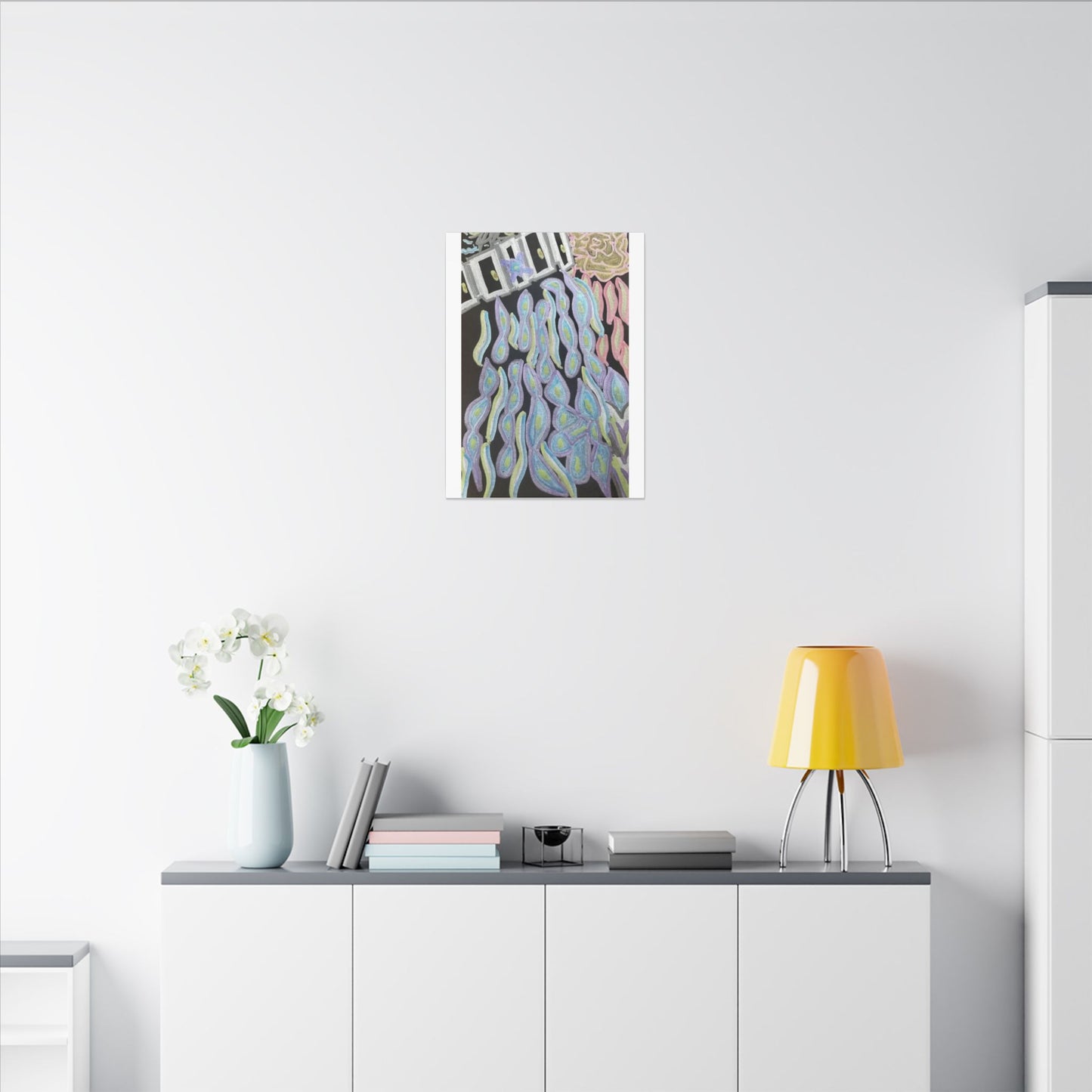 Past a Door in Time — Matte Canvas Art — Modern Stretched Wall Decor