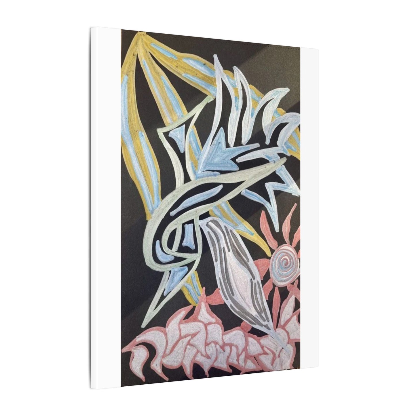 Lacerating Light — Matte Canvas Art — Modern Stretched Wall Decor