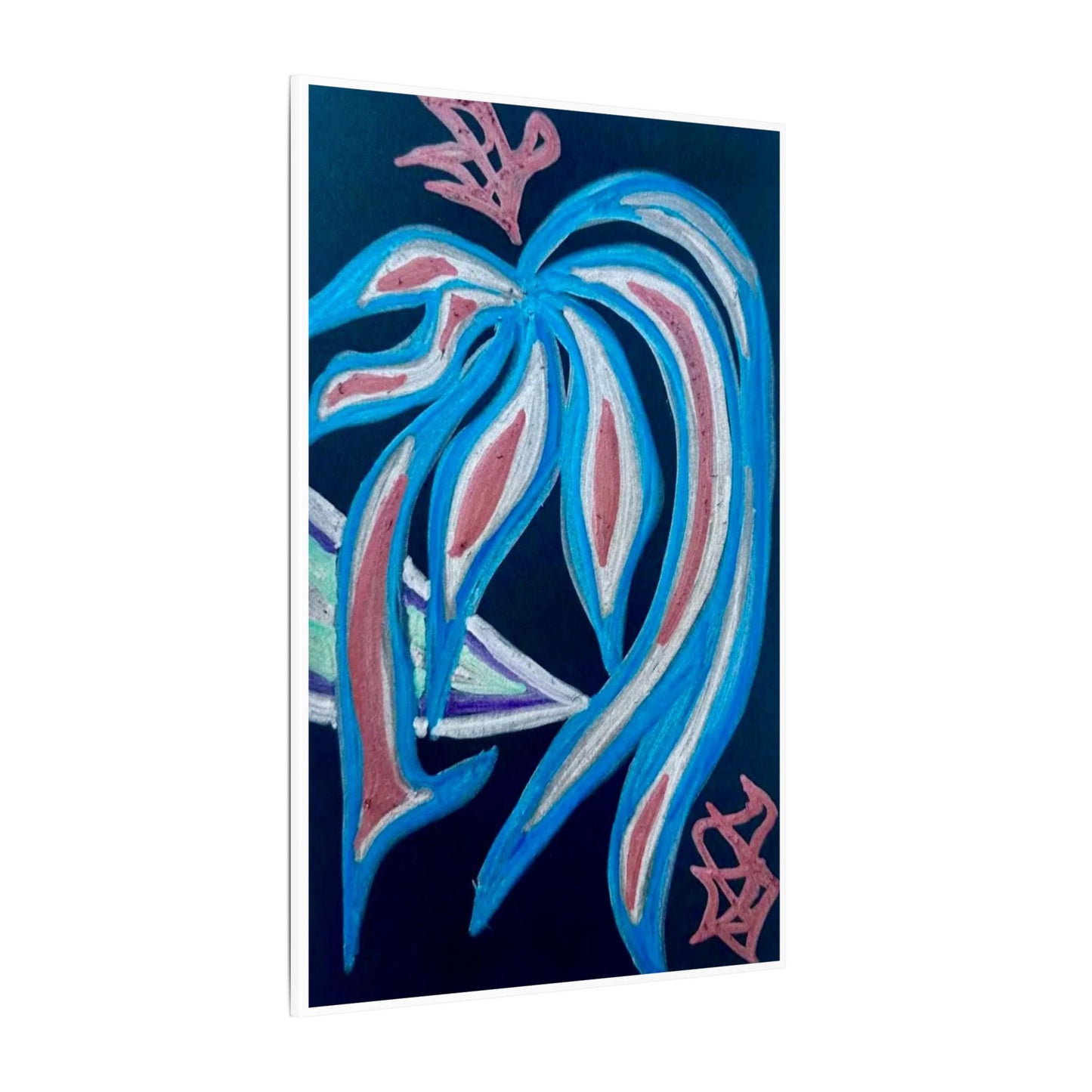 Silver Crest Vision — Canvas Wall Art — Stretched 0.75"