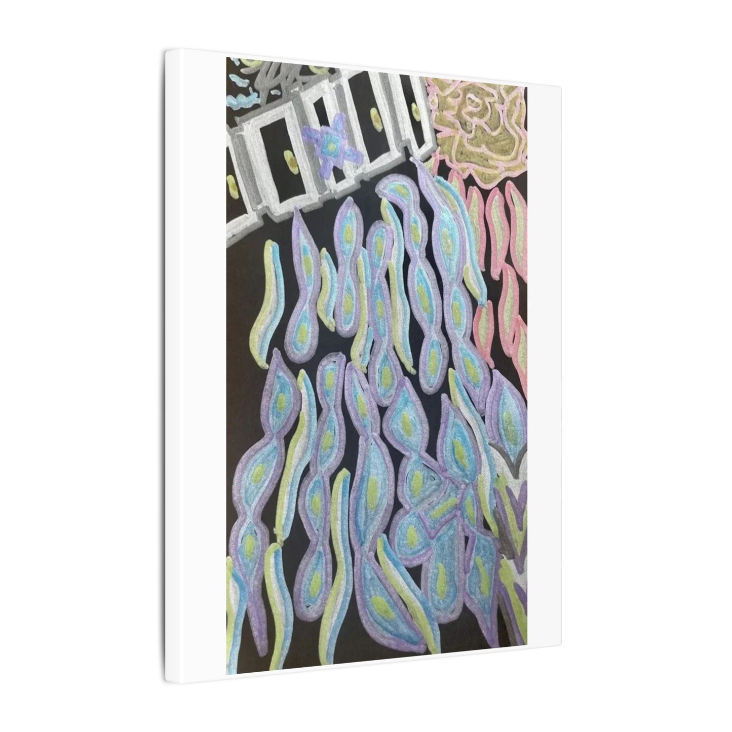 Past a Door in Time — Matte Canvas Art — Modern Stretched Wall Decor