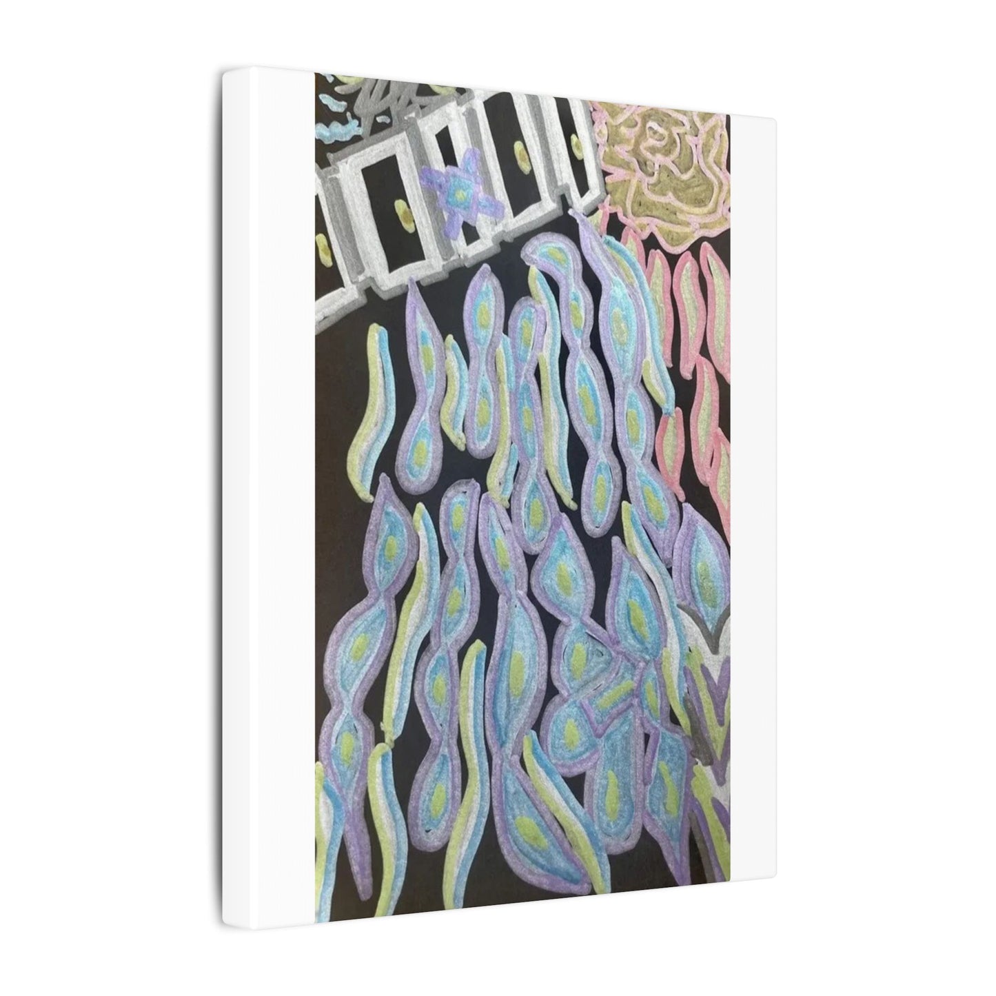 Past a Door in Time — Matte Canvas Art — Modern Stretched Wall Decor