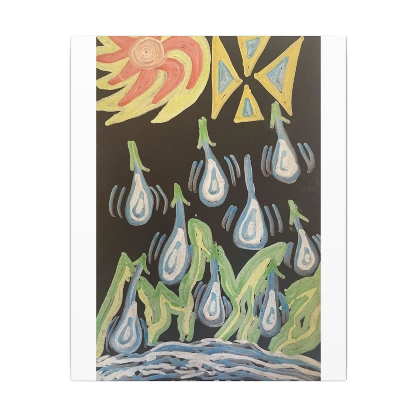 Tears of Apollo — Matte Canvas Art — Modern Stretched Wall Decor