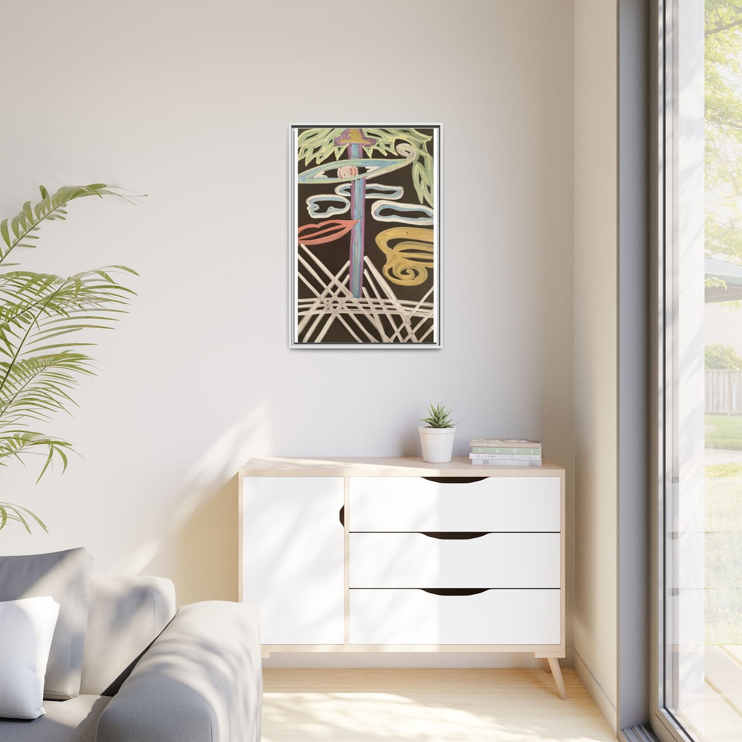 Clearest View - Framed Matte Canvas Art