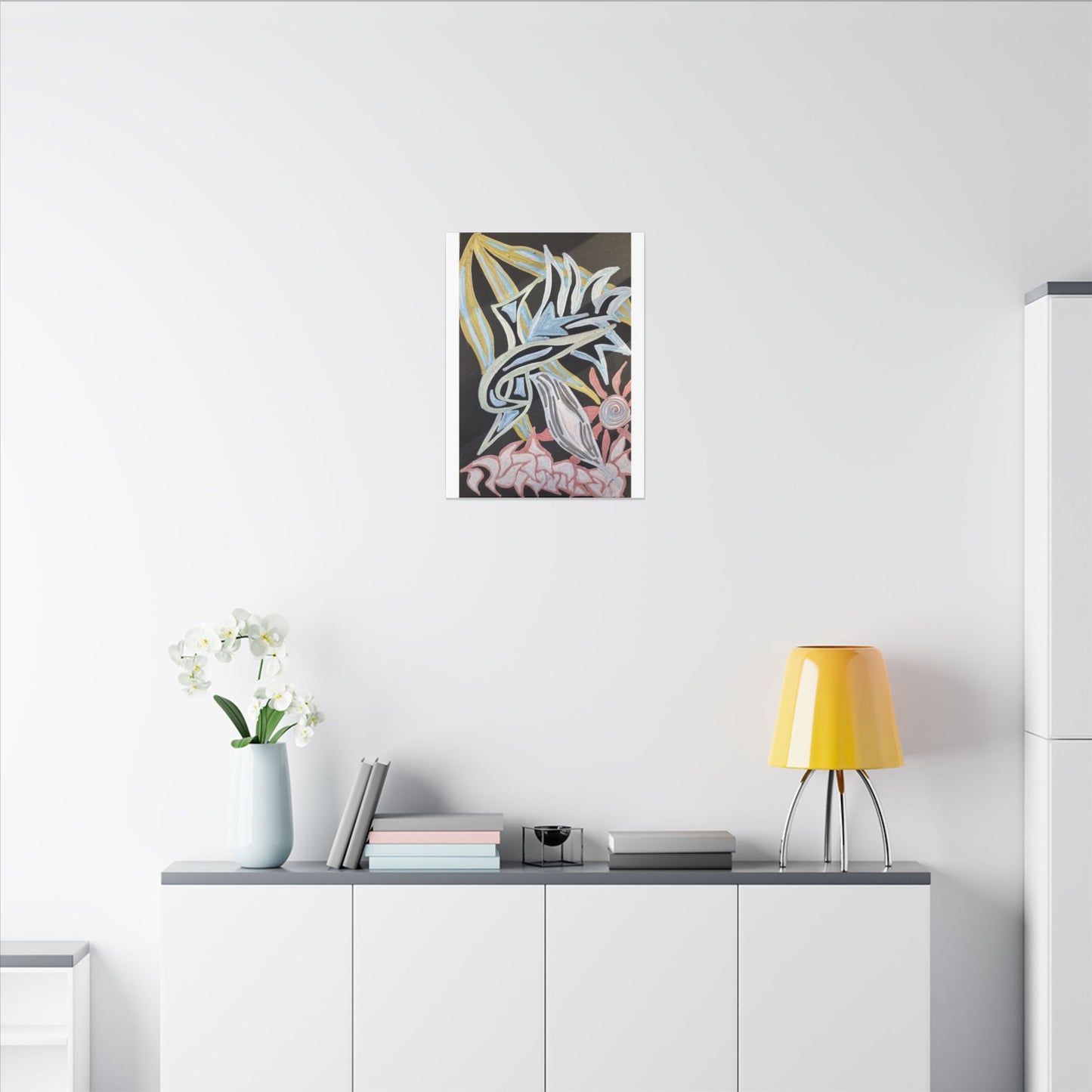 Lacerating Light — Matte Canvas Art — Modern Stretched Wall Decor