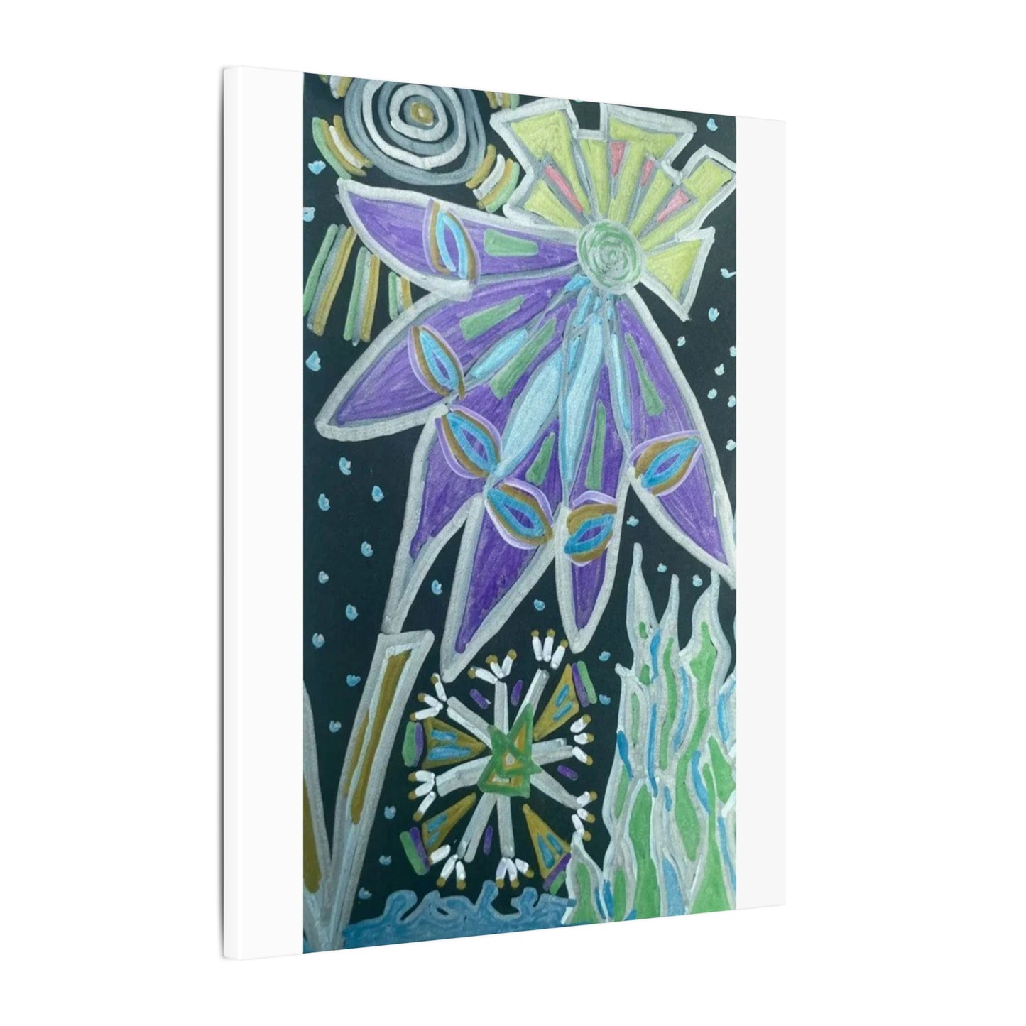 Parallel Visions — Matte Canvas Art — Modern Stretched Wall Decor