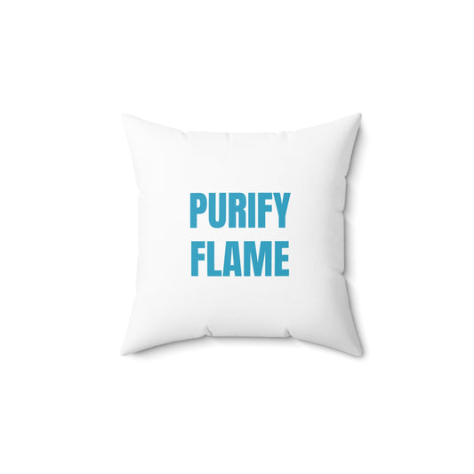 Purify Flame Square Pillow
