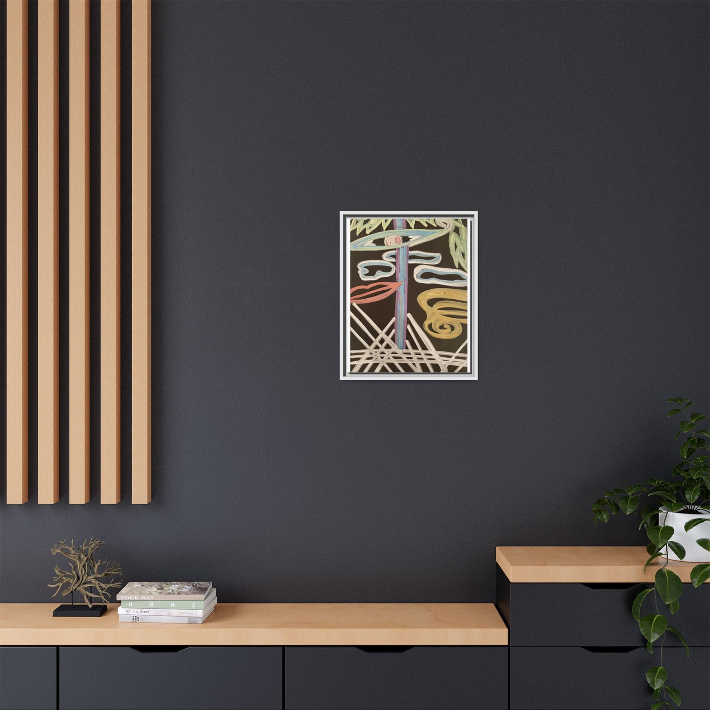 Clearest View - Framed Matte Canvas Art