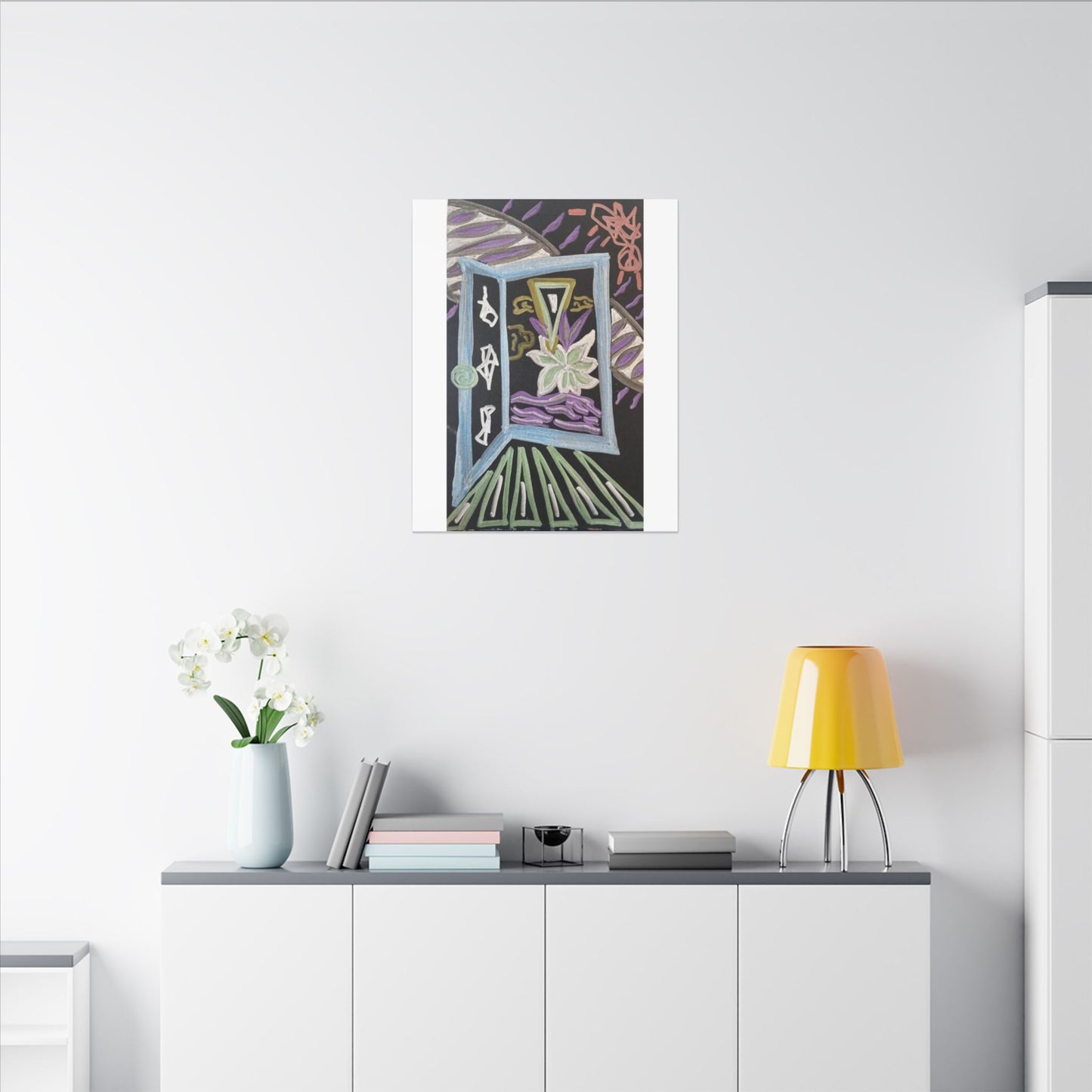 Face of an Age — Matte Canvas Art — Modern Stretched Wall Decor
