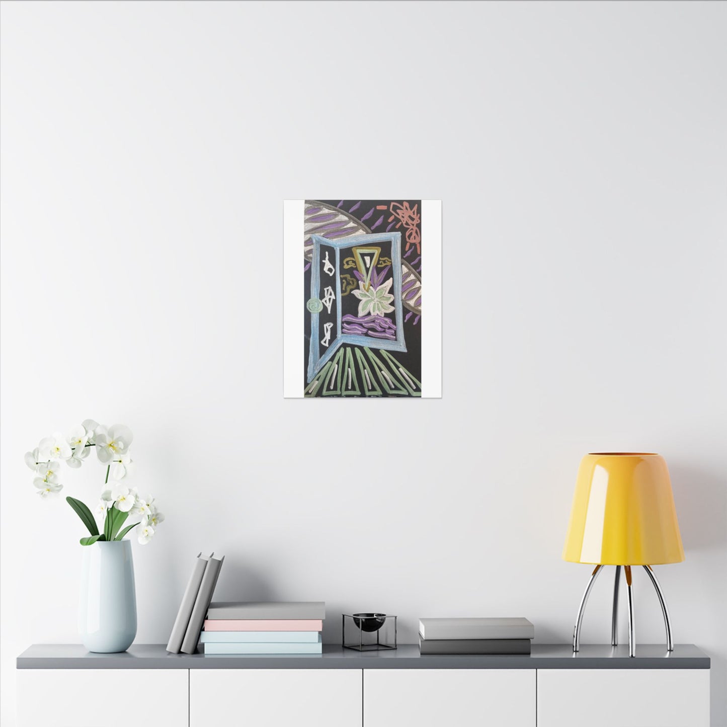Face of an Age — Matte Canvas Art — Modern Stretched Wall Decor